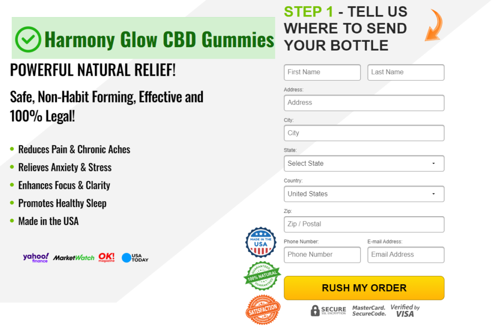 Harmony Glow CBD Gummies Buy